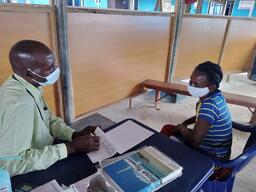 Kwado Daniel, community health worker, Benue, Nigeria