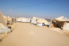Syrian Refugees in Zaatari camp