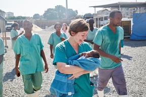 Baby Nubia Is Released From MSF Clinic in Conakry