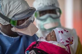 Nubia At MSF Ebola Treatment Center In Conakry, Guinea.