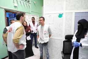 International President Dr. Christos Christou visiting Yemen