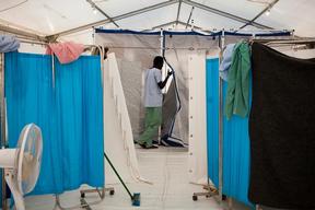 Malaria and malnutrition in South Sudan, Bentiu PoC, Sept 2015 Brendan Bannon.