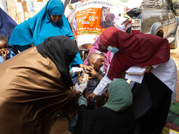 Measles vaccination campaign in Somaliland