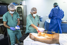 Portraits of MSF health workers in Gaza healing the wounds of the Great March of Return