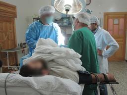 Syria, surgical care to victims of violence, MSF, mi-august 2012.