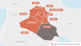 MSF projects in Iraq, 2018 - EN