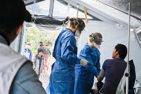 MSF activities, Moria Clinic