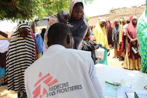 IDP camp in Maiduguri, Borno state