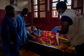 Sallet Abdoulay in MSF hospital