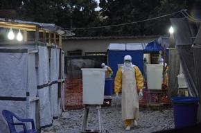 Donka Ebola treatment centre in Conakry, Guinea.