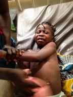 Health clinic for children in the PK 5 neighborhood of Bangui