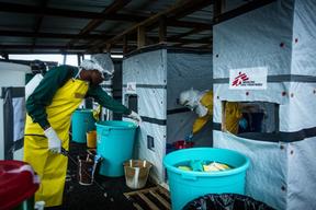 Ebola case management centre ELWA3 - Liberia