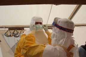 The team in Kailahun, Sierra Leone - September 2014