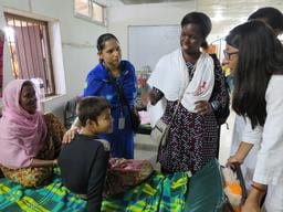 MSF International President Joanne Liu visits emergency projects in Cox's Bazar, Bangladesh