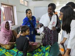 MSF International President Joanne Liu visits emergency projects in Cox's Bazar, Bangladesh