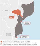 MSF projects in Mozambique, 2018 - EN