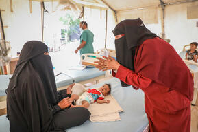 Ad Dahi, influx of patients with acute watery diarrhoea