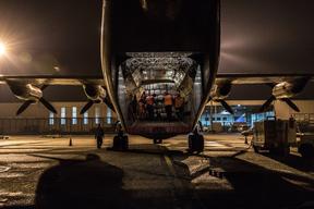 Emergency Cargo Plane To Lesbos, Greece