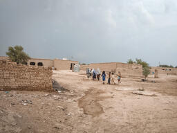 Akeela's house and village