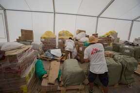 Aid Drops In Remote Areas Of Haiti