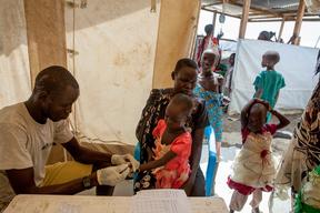 Malaria and malnutrition in South Sudan, Bentiu PoC, Sept 2015 Brendan Bannon.