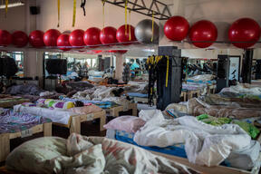 Every day thousands of Ukrainians arrive in Slovakia - traumatised and exhausted