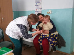 Mobile Clinic in Myrolyubivka
