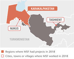 MSF projects in Uzbekistan, 2018 - EN