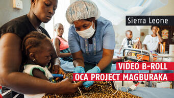 B-Roll of the medical activities in the MSF supported Magburaka District Hospital in Tonkolili