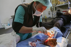 MSF´s Al Salamah hospital in Azaz