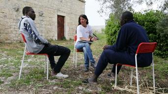 MSF psychologist Gaia Quaranta