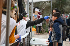 MSF activities, Moria Clinic