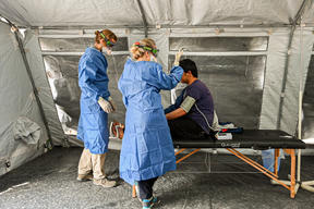 MSF activities, Moria Clinic