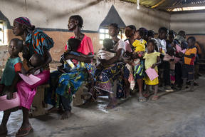 Measles vaccination in Mai-Ndombe Province