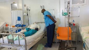 Burn care at Tabarre hospital