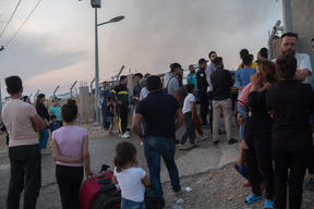 New arrivals in Bardaresh Refugee Camp, Iraq