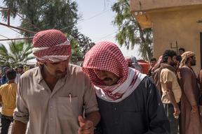 Medical care in Ain Issa camp
