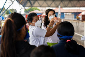 Venezuelan migrants and refugees in northern Brazil