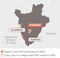 MSF projects in Burundi, 2018 - EN