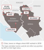 MSF projects in the Balkans, 2018 - EN