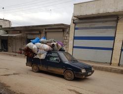 Fleeing Idlib province