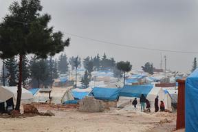 Despair and displacement in wintery northwest Syria