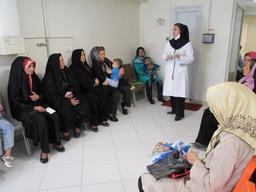 MSF Health facility,  Darvazeh Ghar district, south of the Grand Bazaar of Tehran.