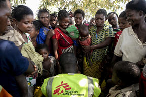 Measles campaign in DRC