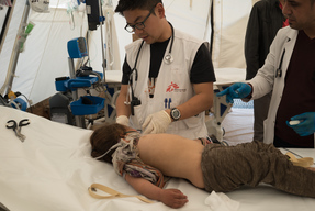 MSF Field Trauma Clinic, South of Mosul, Iraq