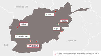 MSF projects in Afghanistan, 2018 - EN