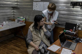 MSF Mobile Clinics in Kharkiv Metro