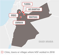 MSF projects in Jordan, 2018 - EN