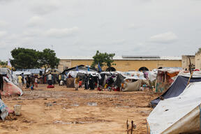 Tents at Transit Centre in Renk