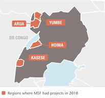 MSF projects in Uganda, 2018 - EN